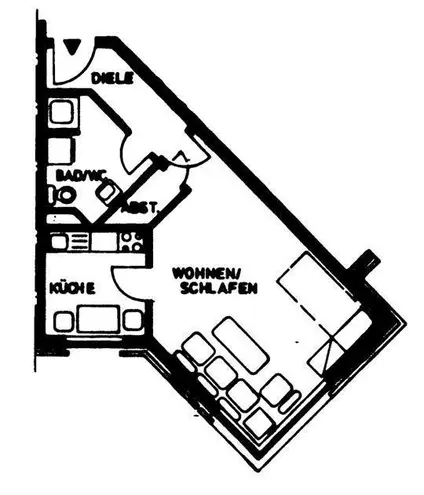 1 Zimmer Wohnung mit 42 m² in Wuppertal – Bild 4