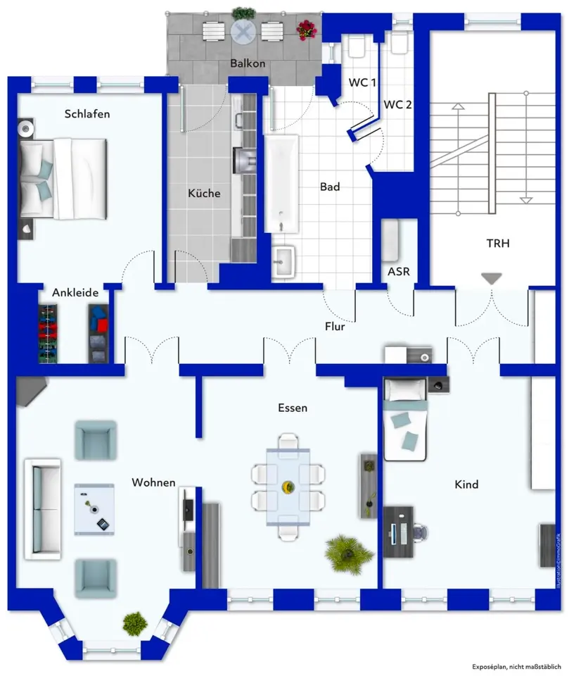 4 Zimmer Wohnung mit 120 m² in Plauen – Bild 8