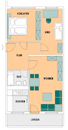 3 Zimmer Wohnung mit 64 m² in Dresden – Bild 10