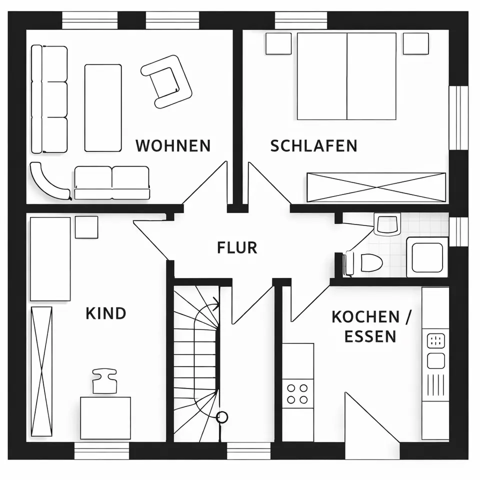 3 Zimmer Wohnung mit 69 m² in Siegen – Bild 7