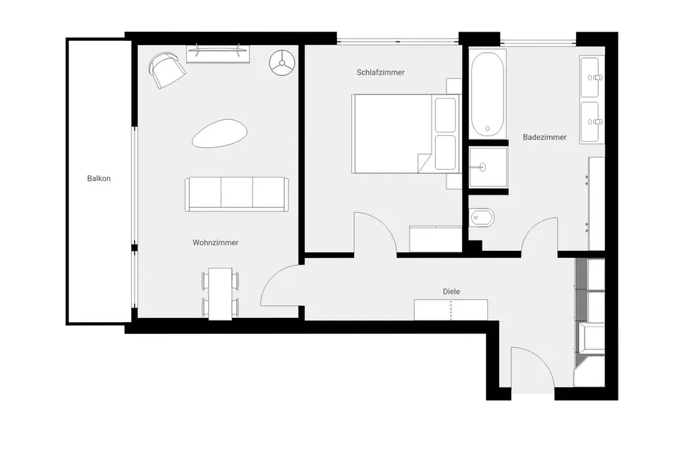 WG-Zimmer mit 50 m² in Norderstedt – Bild 8