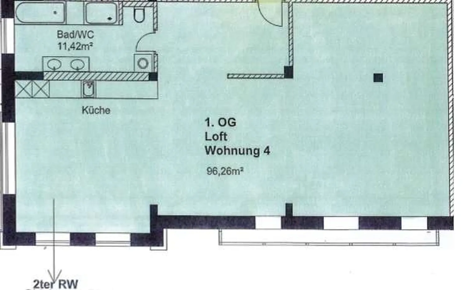 2 Zimmer Wohnung mit 108 m² in Hameln – Bild 12