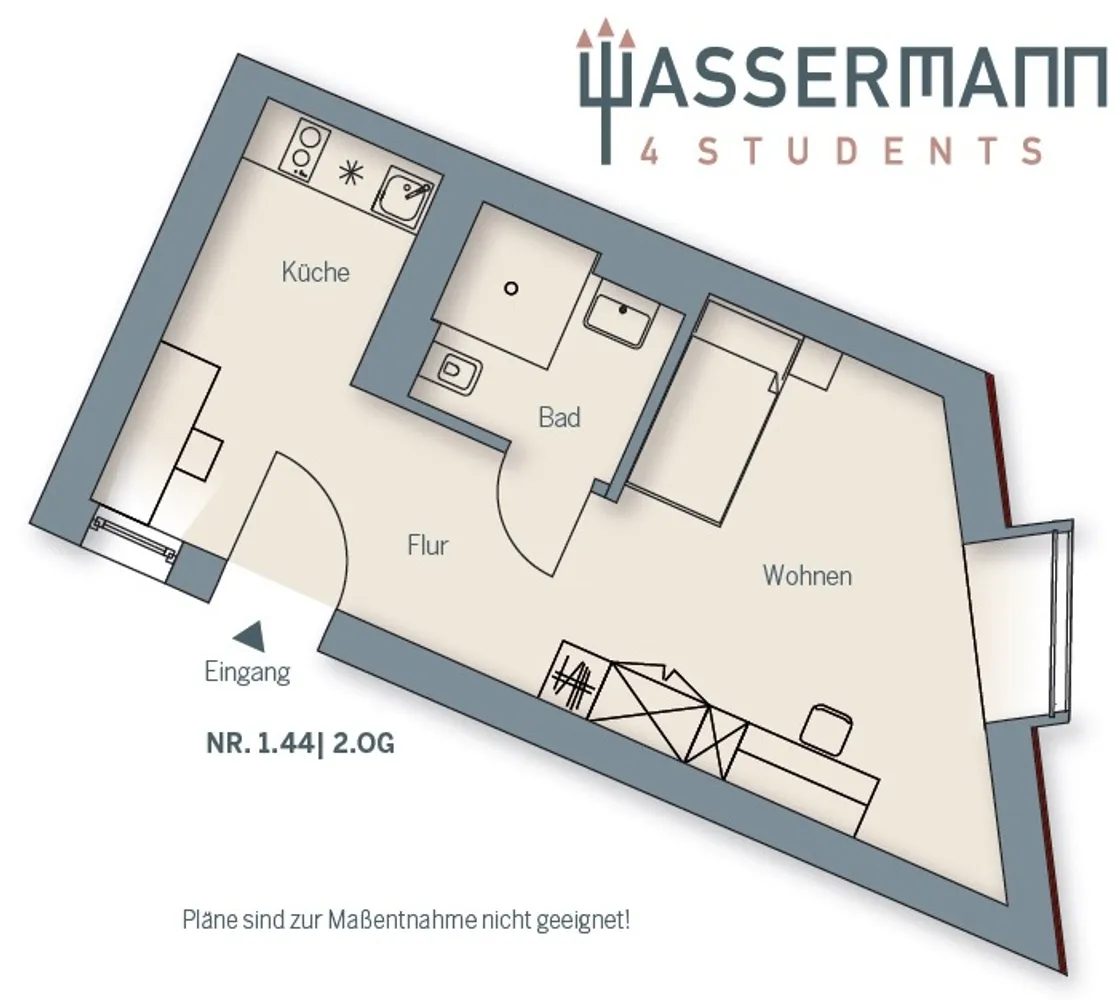 1 Zimmer Wohnung mit 32 m² in Erlangen – Bild 11