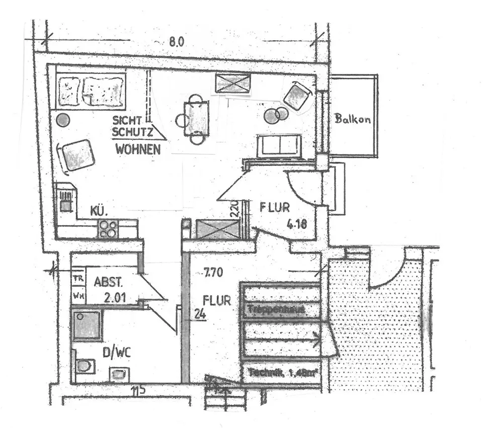 Studio mit 41 m² in Meppen – Bild 5