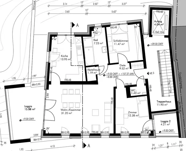 3 Zimmer Wohnung mit 105 m² in Wuppertal – Bild 2