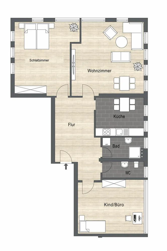 3 Zimmer Wohnung mit 117 m² in Heilbronn – Bild 8