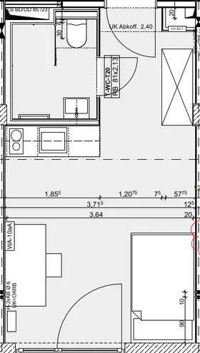 1 Zimmer Wohnung mit 22 m² in Hannover – Bild 12