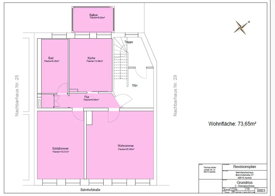 2 Zimmer Wohnung mit 74 m² in Weimar – Bild 5