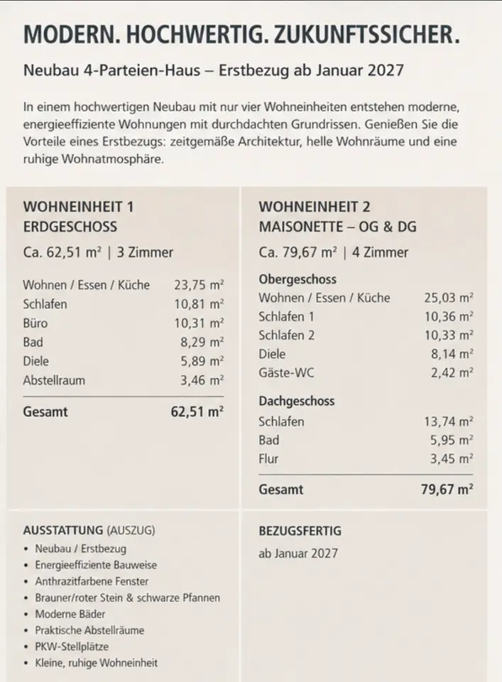 4 Zimmer Wohnung mit 80 m² in Ahaus – Bild 4