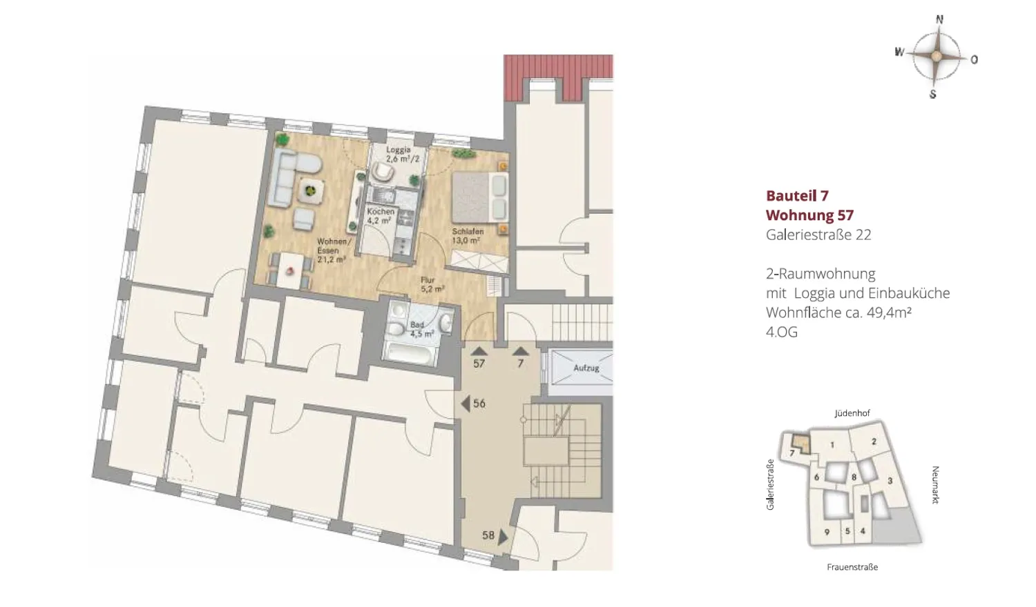 2 Zimmer Wohnung mit 49 m² in Dresden – Bild 10