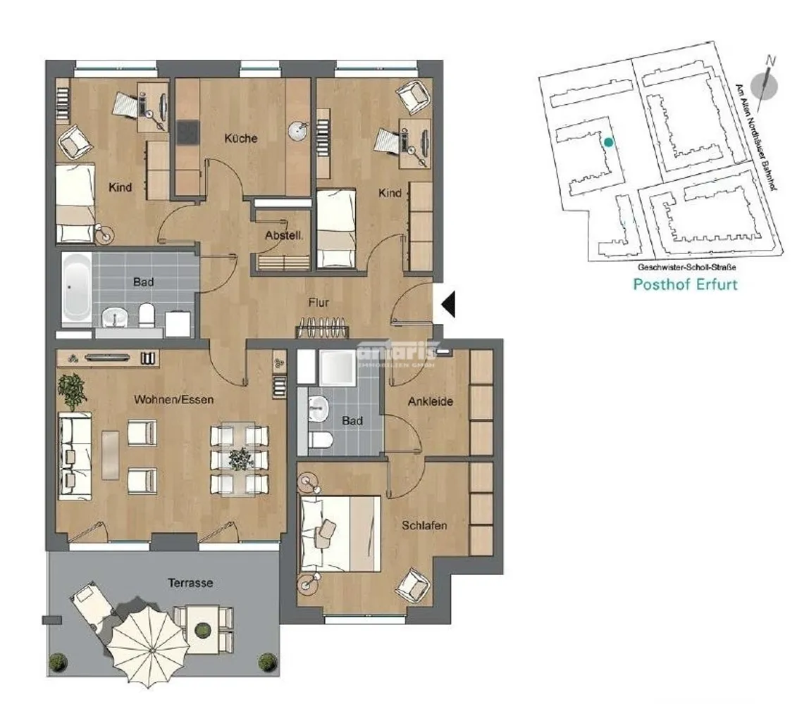 5 Zimmer Wohnung mit 103 m² in Erfurt – Bild 10