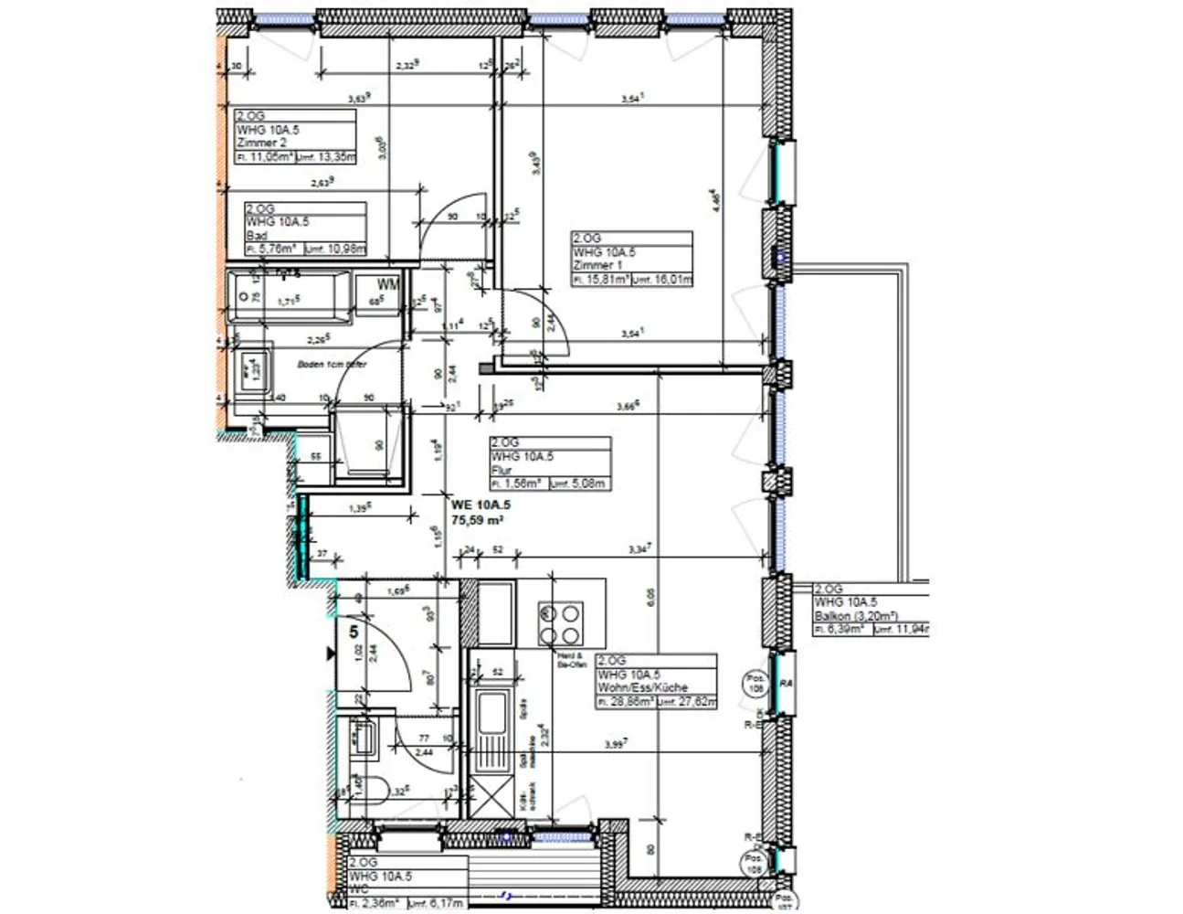 3 Zimmer Wohnung mit 76 m² in Offenbach am Main – Bild 10