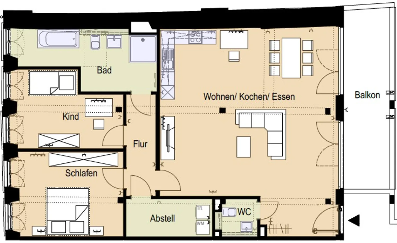 3 Zimmer Wohnung mit 131 m² in Augsburg – Bild 8