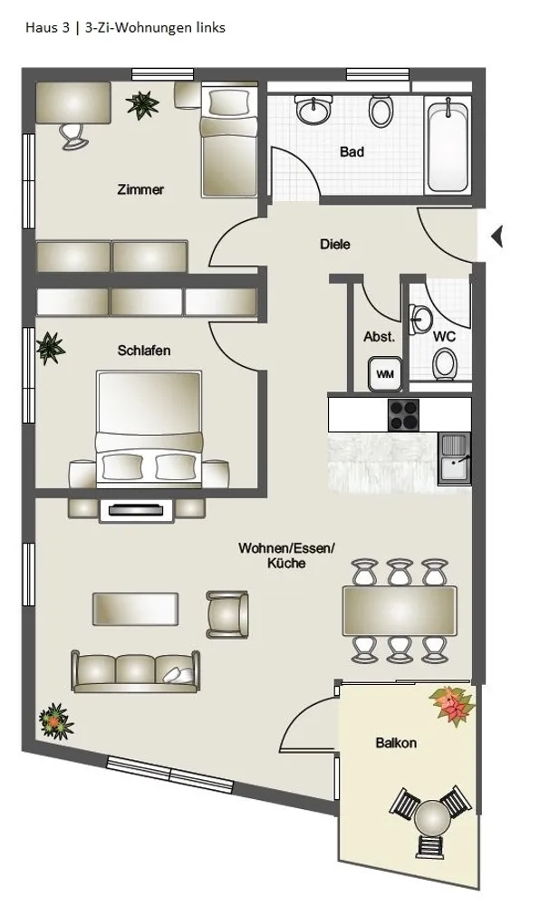 3 Zimmer Wohnung mit 97 m² in Friedrichshafen – Bild 9