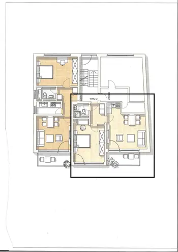 2 Zimmer Wohnung mit 50 m² in Münster – Bild 2