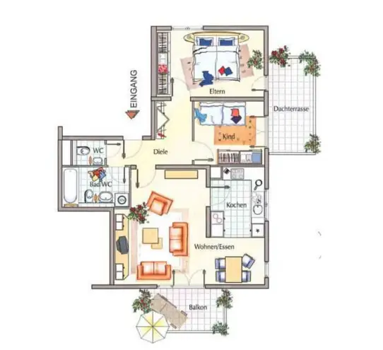 3 Zimmer Wohnung mit 83 m² in Darmstadt – Bild 6