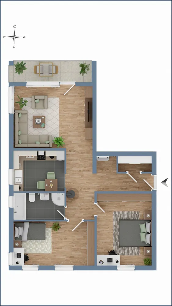 3 Zimmer Wohnung mit 91 m² in Bremerhaven – Bild 12