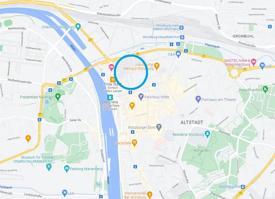 4 Zimmer Wohnung mit 55 m² in Würzburg – Bild 9