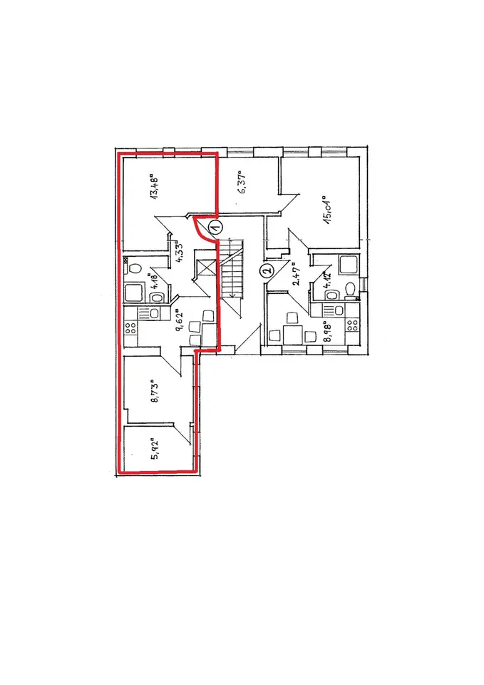 3 Zimmer Wohnung mit 47 m² in Neubrandenburg – Bild 5