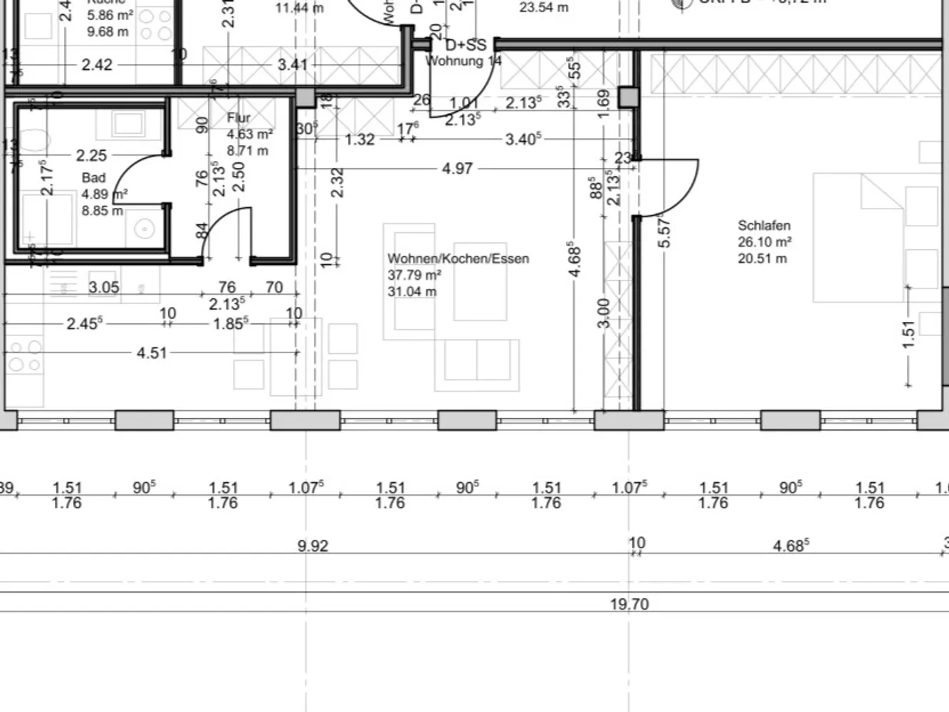 2 Zimmer Wohnung mit 73 m² in Dessau-Roßlau – Bild 8