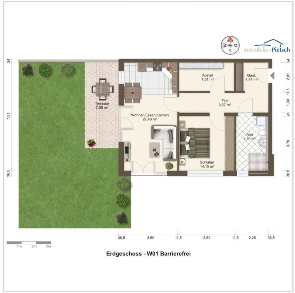 2 Zimmer Wohnung mit 77 m² in Ingolstadt – Bild 4
