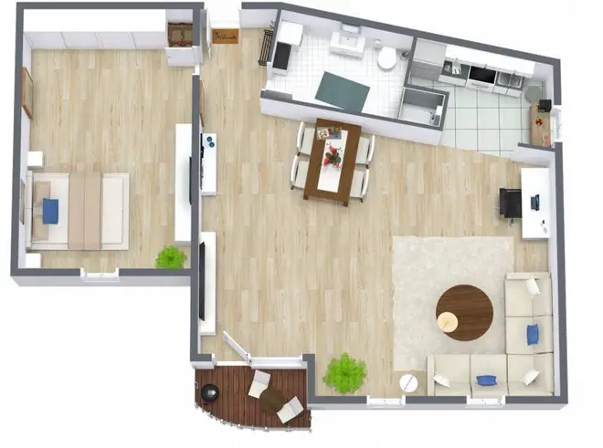2 Zimmer Wohnung mit 64 m² in Leipzig – Bild 2