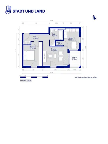 2 Zimmer Wohnung mit 55 m² in Berlin – Bild 8