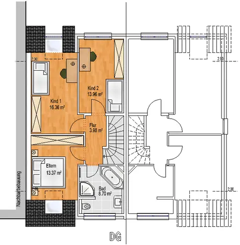 4 Zimmer Haus mit 125 m² in Mannheim – Bild 4