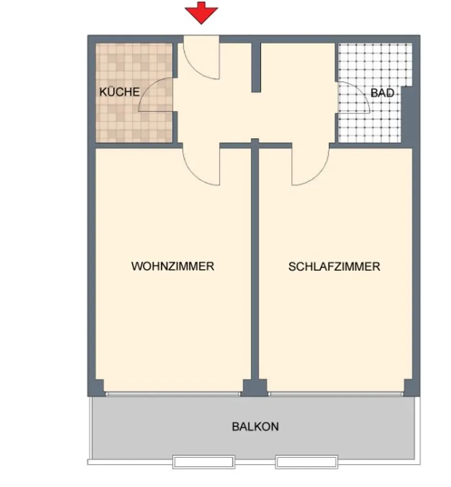 2 Zimmer Wohnung mit 59 m² in Solingen – Bild 1