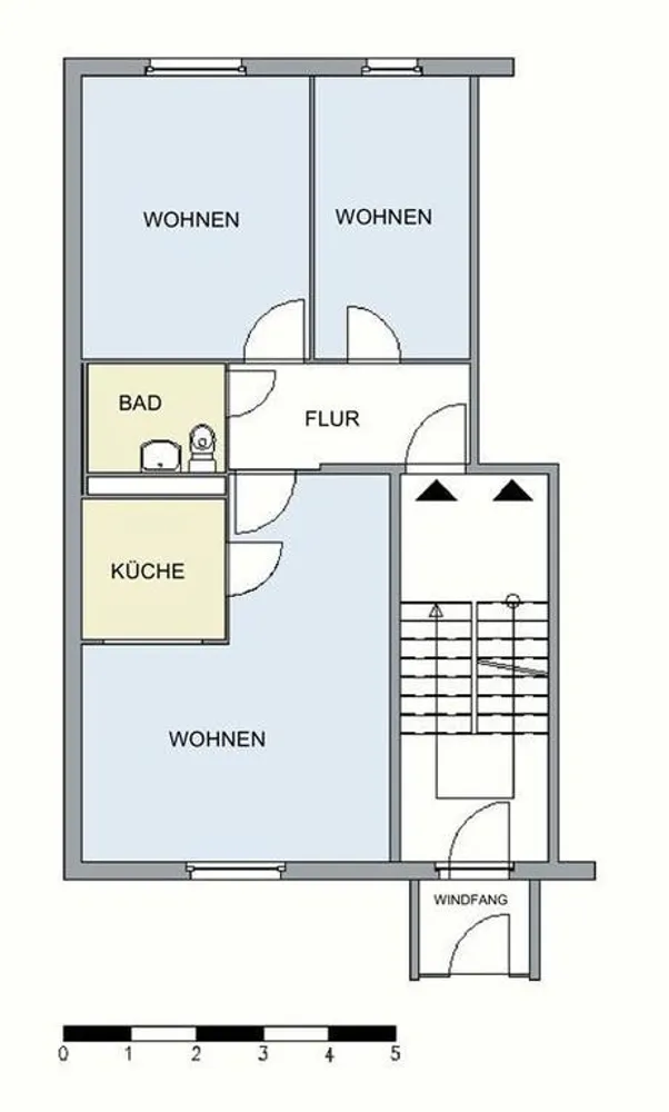 3 Zimmer Wohnung mit 60 m² in Neubrandenburg – Bild 6