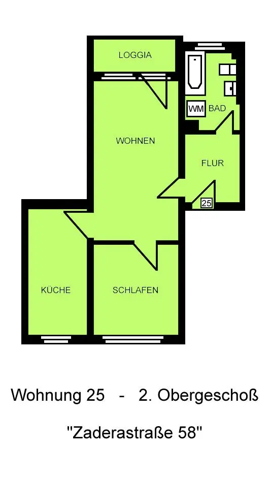 2 Zimmer Wohnung mit 60 m² in Plauen – Bild 8