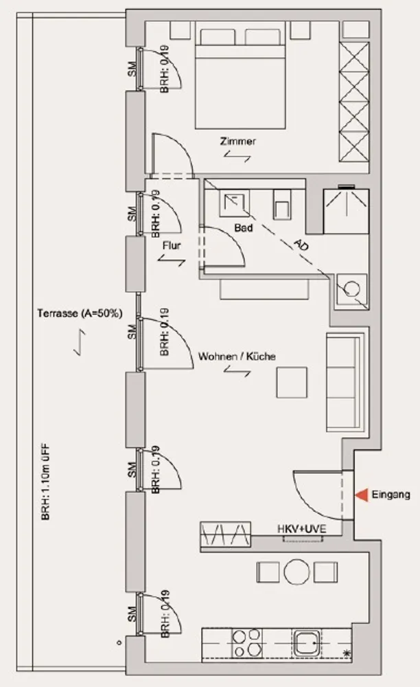 3 Zimmer Wohnung mit 65 m² in Leipzig – Bild 7