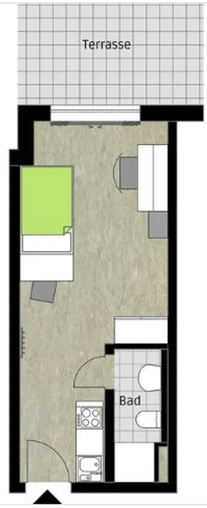 1 Zimmer Wohnung mit 29 m² in Aalen – Bild 4