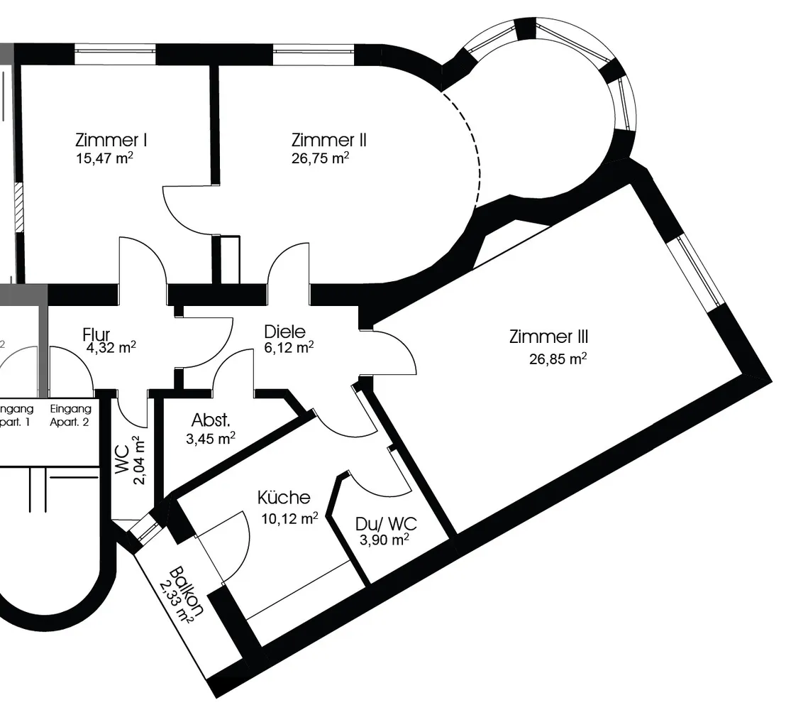 4 Zimmer Wohnung mit 100 m² in Kaiserslautern – Bild 2