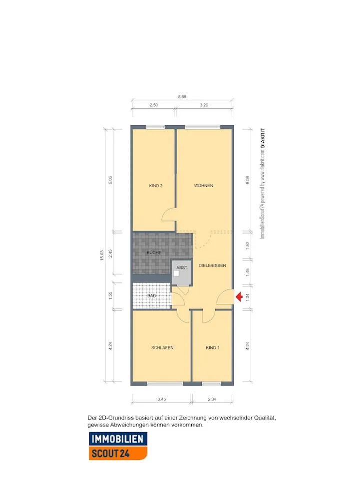 4 Zimmer Wohnung mit 84 m² in Erfurt – Bild 5
