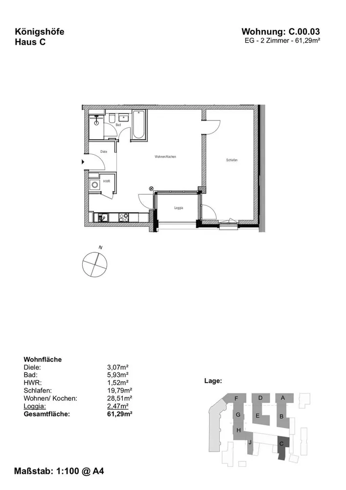 2 Zimmer Wohnung mit 61 m² in Dresden – Bild 5