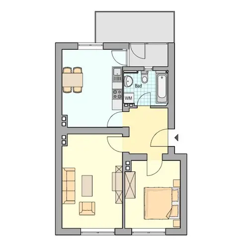2 Zimmer Wohnung mit 58 m² in Herne – Bild 7
