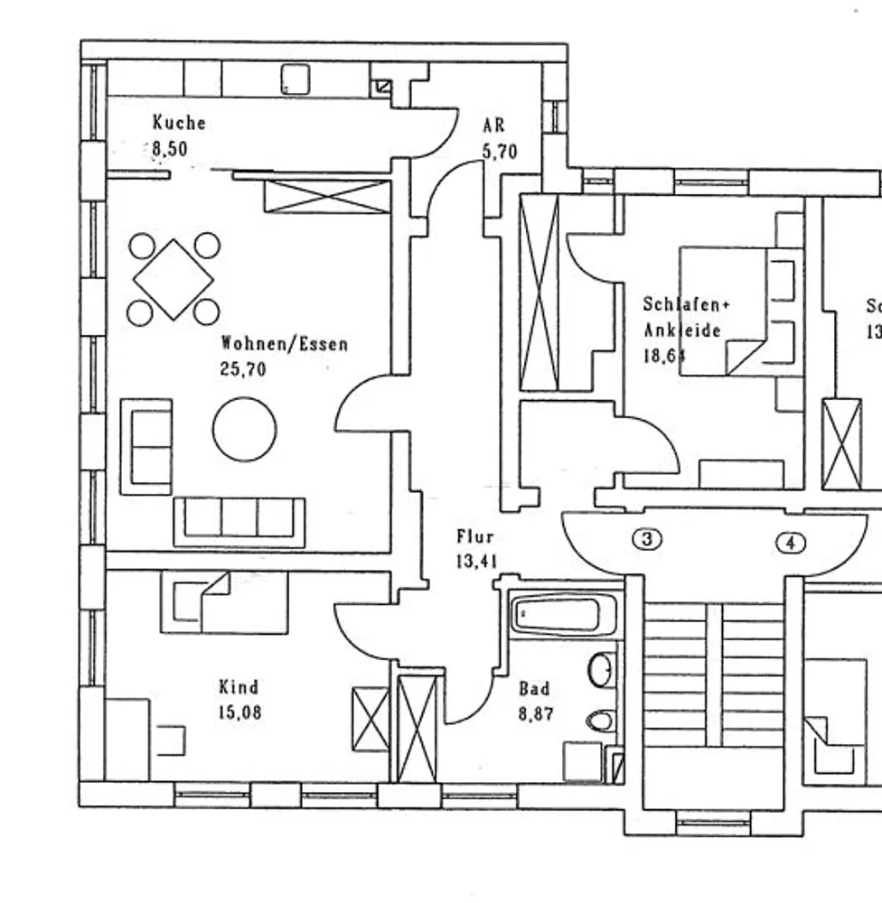 3 Zimmer Wohnung mit 96 m² in Dessau-Roßlau – Bild 10