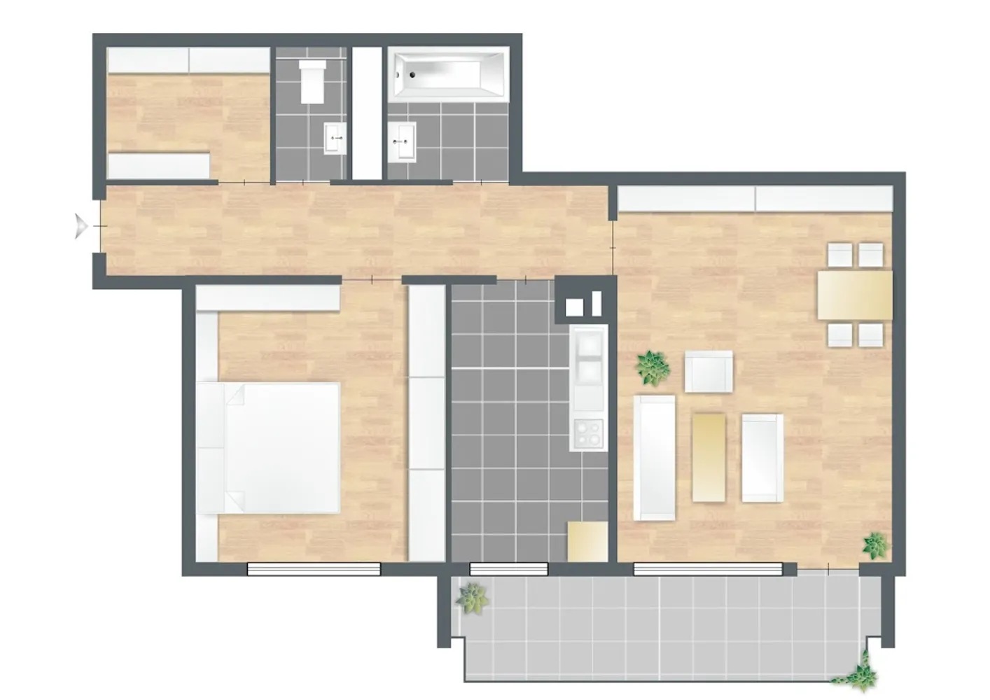2 Zimmer Wohnung mit 71 m² in Böblingen – Bild 12
