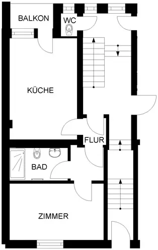 2 Zimmer Wohnung mit 46 m² in Hagen – Bild 3