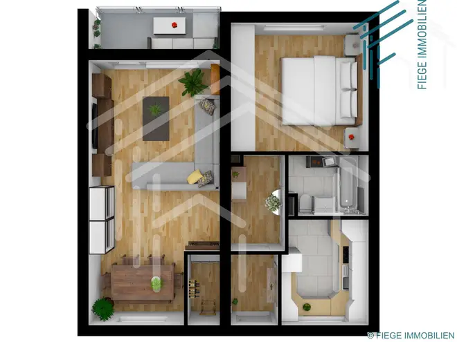 2 Zimmer Wohnung mit 57 m² in Hanau – Bild 8