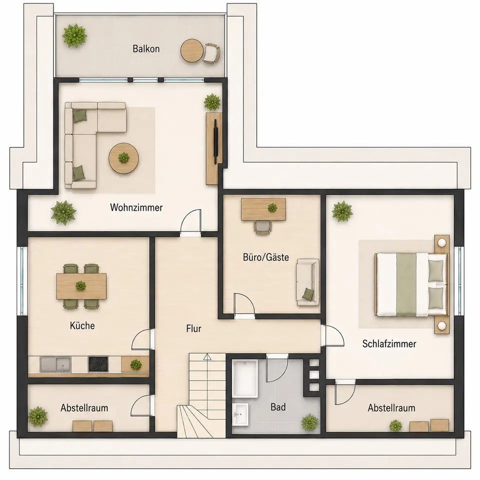 3 Zimmer Wohnung mit 85 m² in Achim – Bild 9