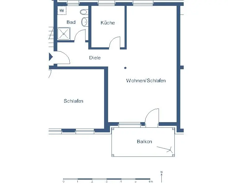 1 Zimmer Wohnung mit 56 m² in Wolfsburg – Bild 3