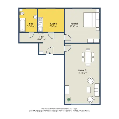 2 Zimmer Wohnung mit 63 m² in Leipzig – Bild 6