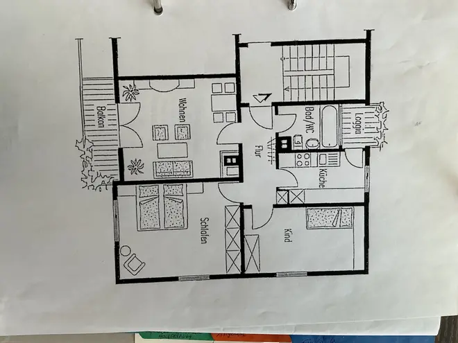 3 Zimmer Wohnung mit 68 m² in Stuttgart – Bild 2