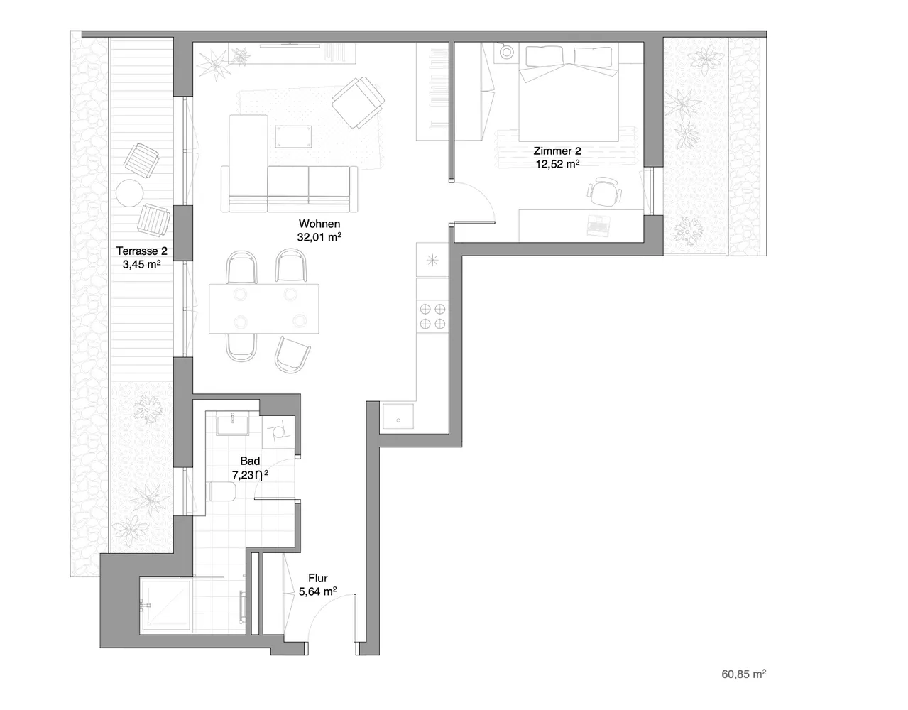 2 Zimmer Wohnung mit 61 m² in Berlin – Bild 12