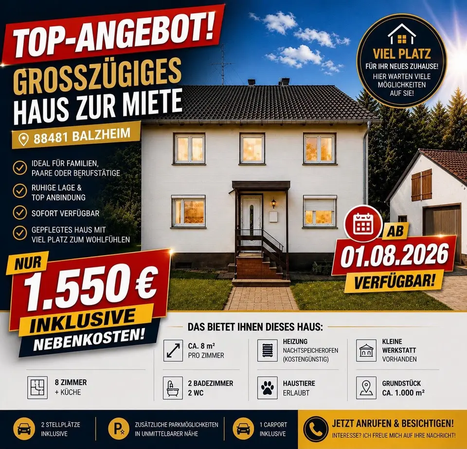 5 Zimmer Haus mit 100 m² in Neu-Ulm – Bild 6