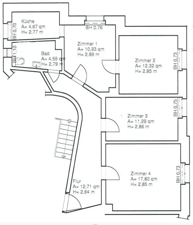 4 Zimmer Wohnung mit 74 m² in Braunschweig – Bild 9