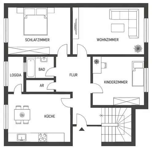 3 Zimmer Wohnung mit 83 m² in Herne – Bild 9