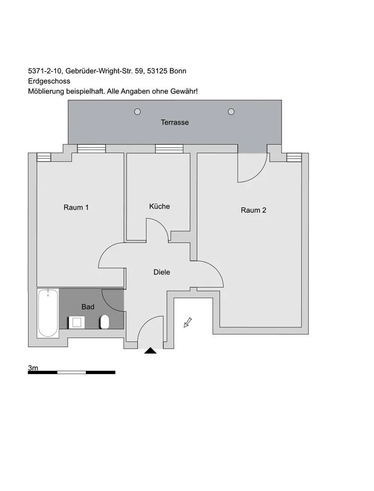 2 Zimmer Wohnung mit 54 m² in Bonn – Bild 9